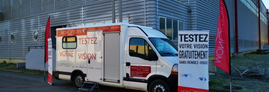 camion opticien maison de retraite